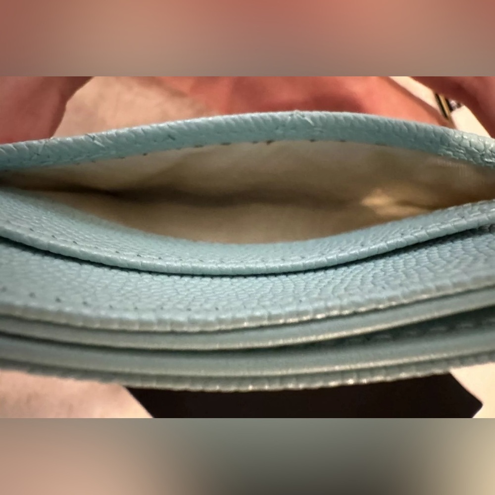 Chanel Tiffany light blue Card Holder Wallet - Picture 7 of 8